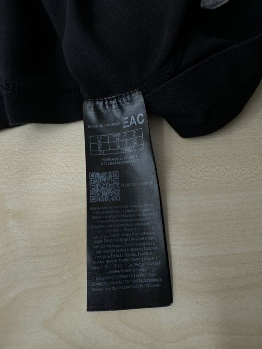 Guess t-shirt czarna koszulka polo M