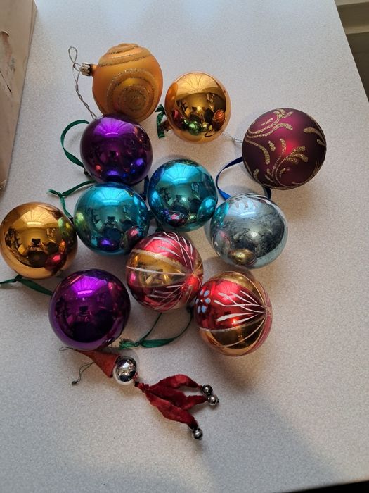 Ozdoby choinkowe z PRL-U