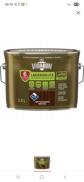 Lakierobejca vidaron 2.5l