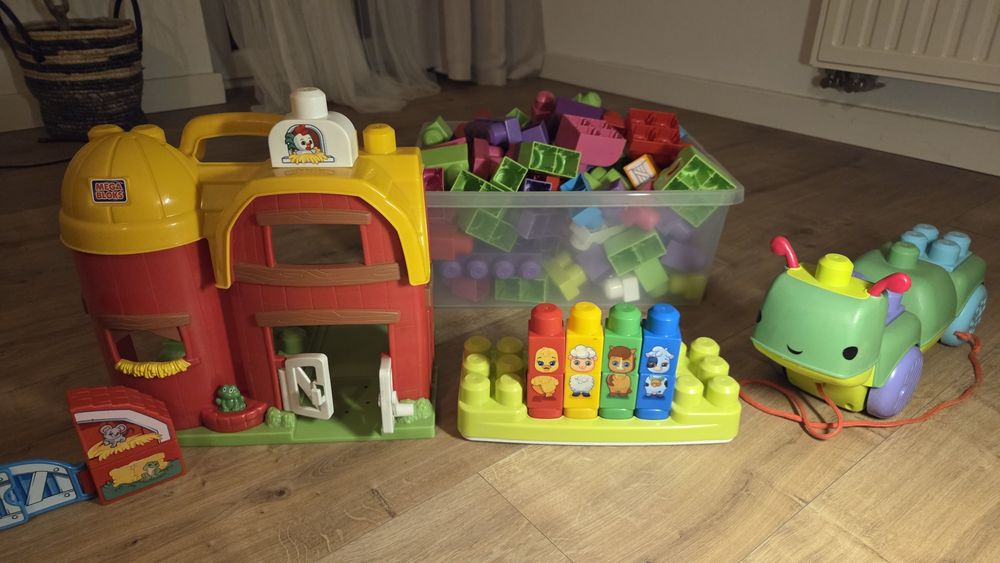 Mega bloks farma pianinko gąsienica Mega zestaw