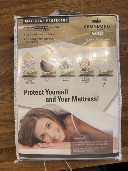 Ochraniacz / pokrowiec na materac 180x200cm Kronborg Glod