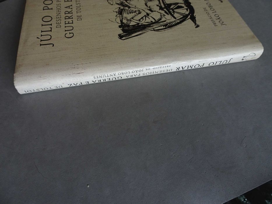 Livro Júlio Pomar Desenhos para Guerra e Paz de Tolstoi