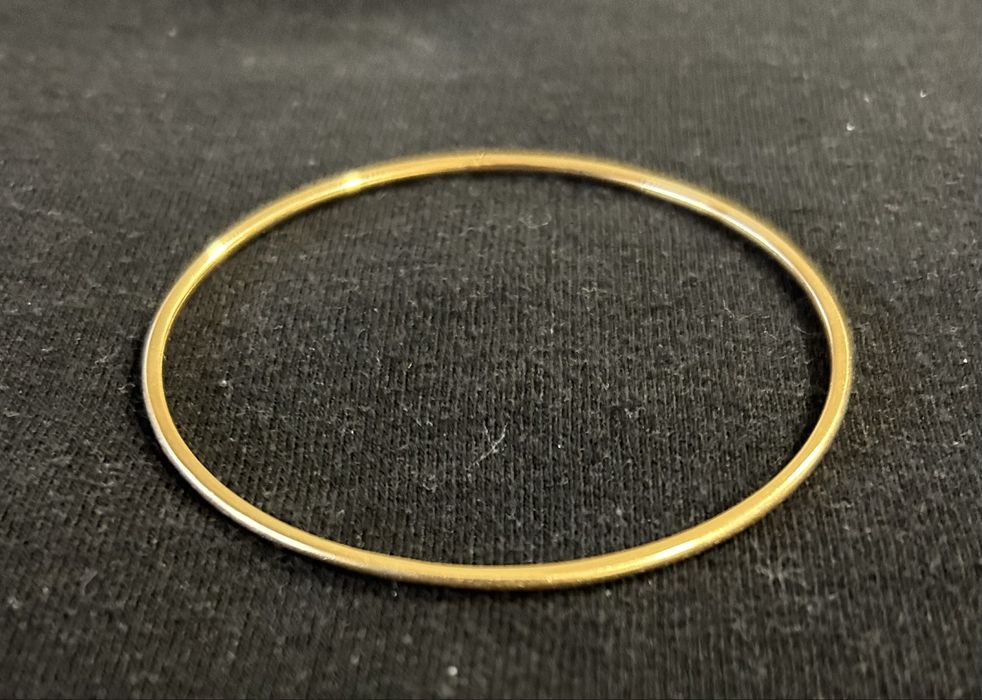 Ouro 19.2K Pulseira Escrava