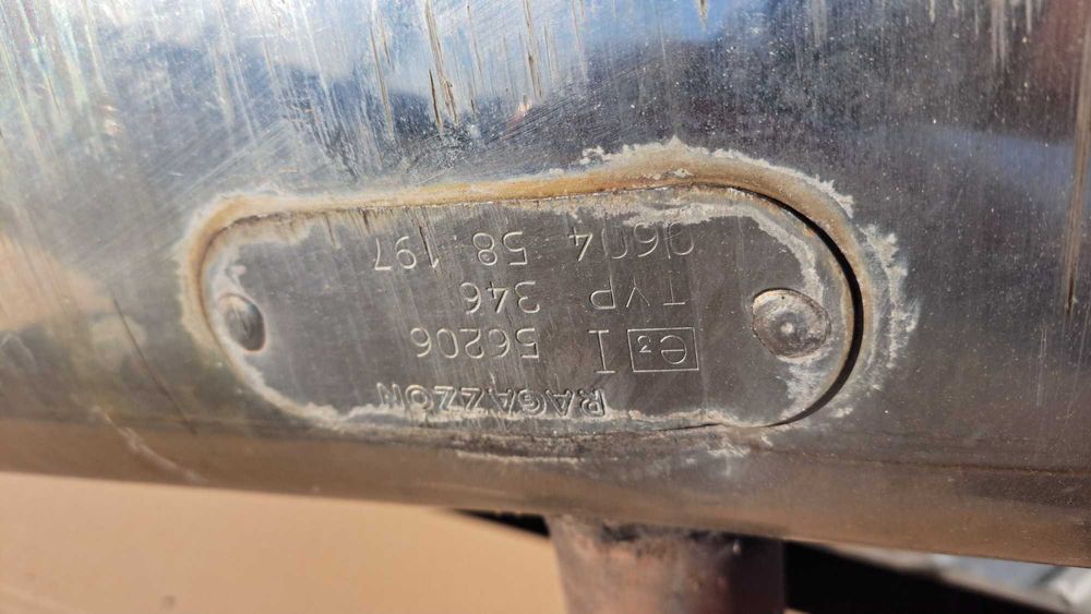 Tłumik końcowy podwójny wydech Audi A3 8P Sportback RAGAZZON