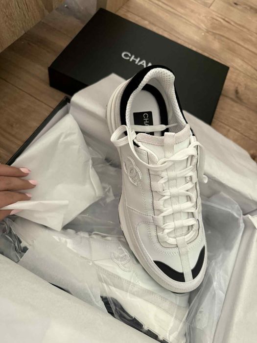 Sneakersy chanel białe adidasy nowe 41