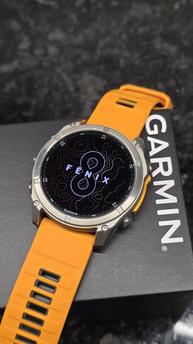 Garmin fenix 8 sapphire titan 51mm ŚWIETNY STAN gwarancja