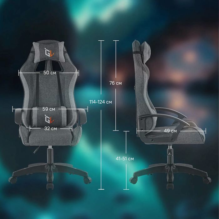 Fotel Gamingowy Biurowy Obrotowy Kubełkowy Krzesło do Biurka 100 Kg