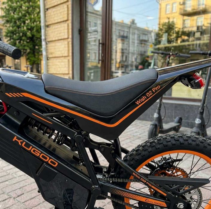 Електробайк KUGOO Wish 02 pro 2500W / 27Ah / до 60 км·год / запас ходу 100 км