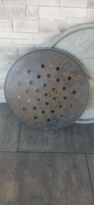 pokrywka i wkładka z blachy do baniaka