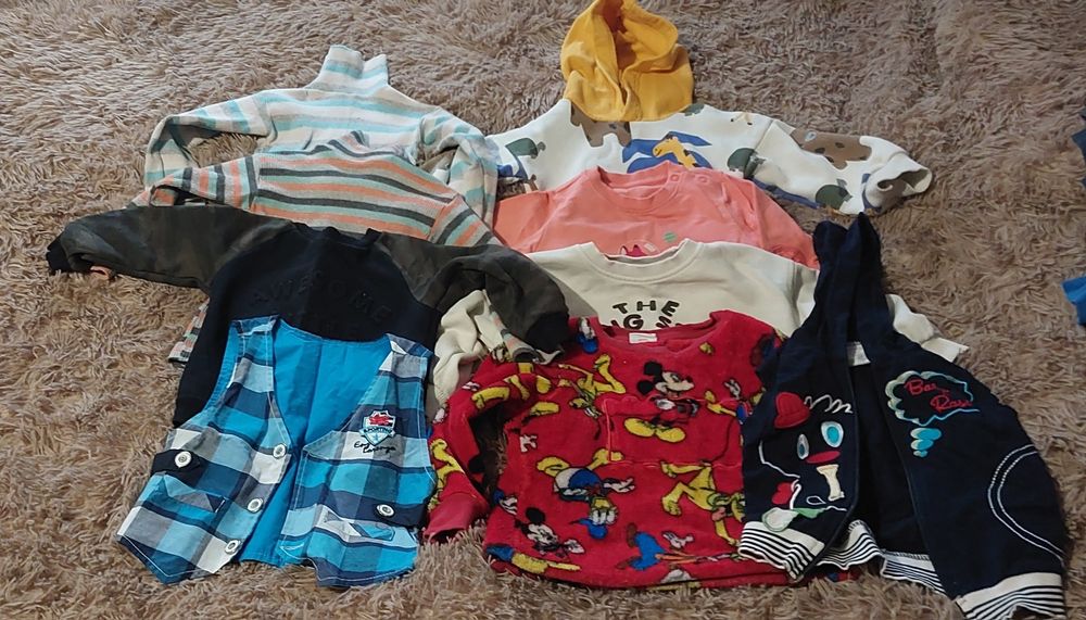 Великий пакет одягу на хлопчика