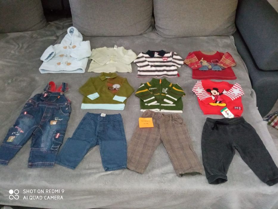 Calças e camisolas 6 meses