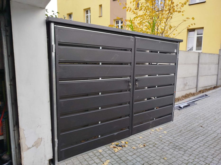Wiata z Paneli na Wymiar Grafit