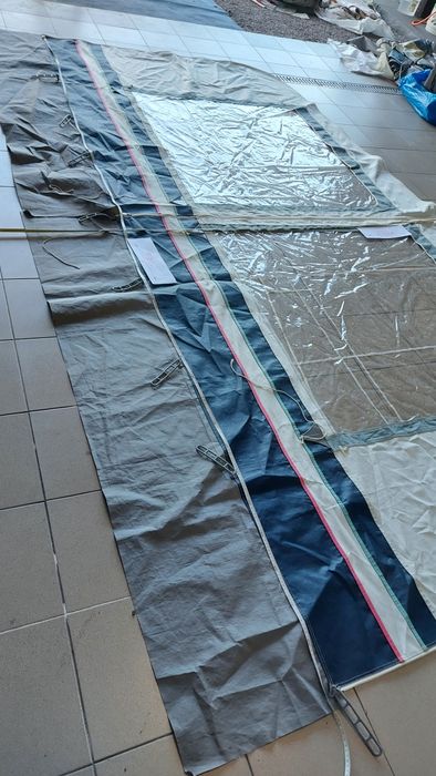 Ściany Boki do Przedsionka Namiotu Przyczepy Kempingowej Jak Nowe kpl.