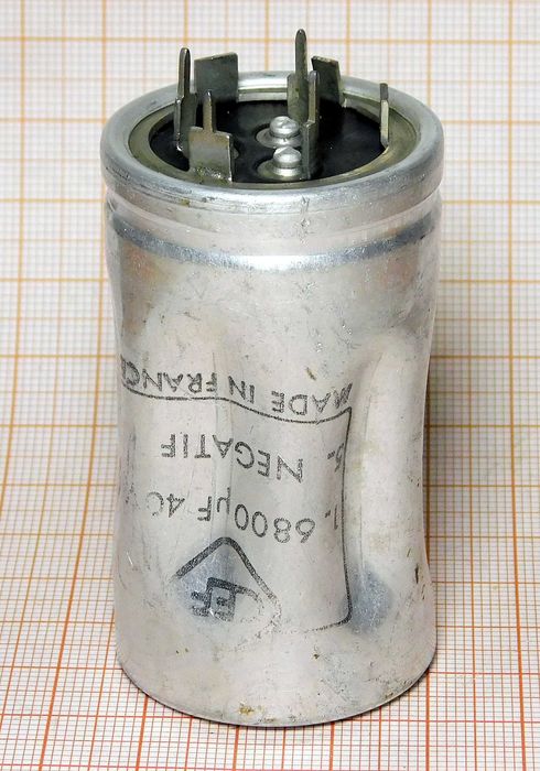 Kondensator 6800uF 40V CEF FRANCE [022A]N2