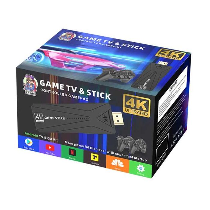 ігрова консоль 4K GT65 DATA FROG с Android TV +карта 64 гб