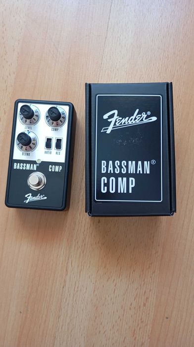 Pedal Fender bassman compressor com caixa