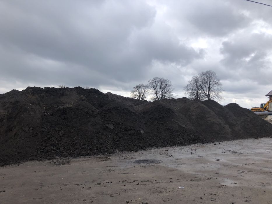 Czarnoziem Siany, zwir, kruszbet, torf, koparka