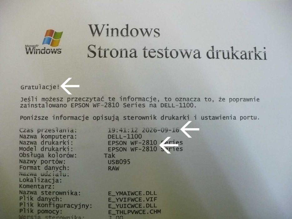Epson WF-2810 WiFi Sprawna na tanie tusze