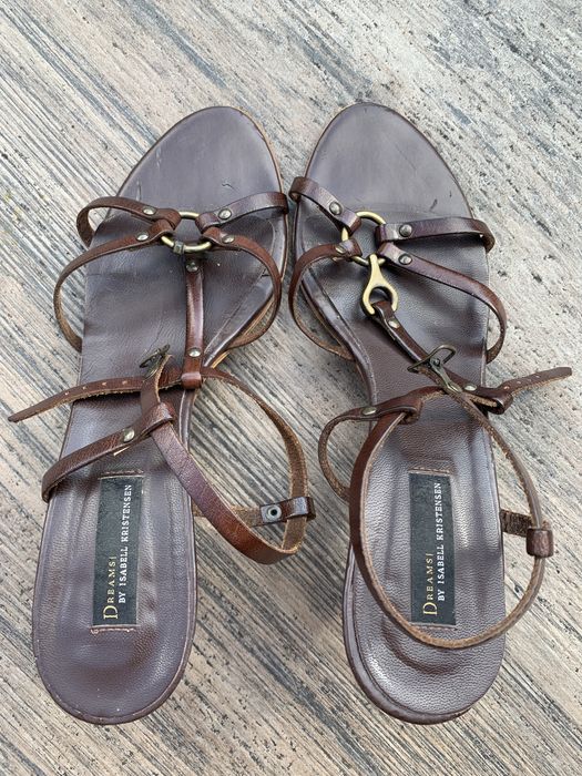 Włoskie skórzane sandałki Isabell Kristensen rozm.40