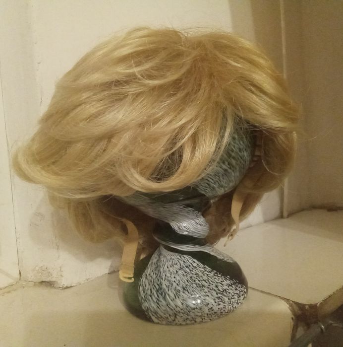 Peruka krótka blond nowa r. 57