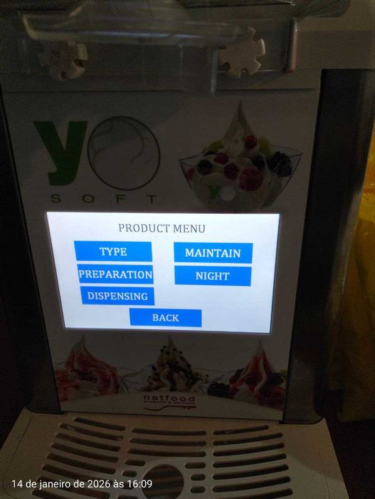 Maquina Granizados,Gelado soft e Açai ,digital da NatFood