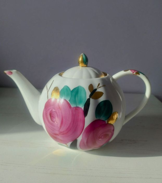 Чайник Цукорниця Дульово Дулево Агашка ручний розпис рідкісні