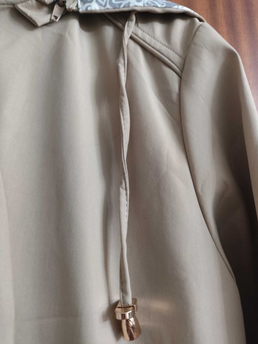 Parker Senhora Impermeável Bege Reversível - Nova