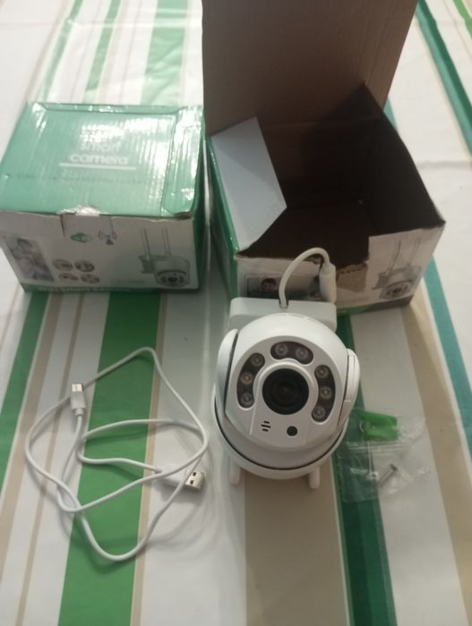 Câmara de Vigilância WiFi Exterior IP66 NOVA | Visão Noturna | Deteção de Movimento | App