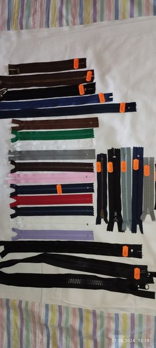 Продаю застёжки молния.