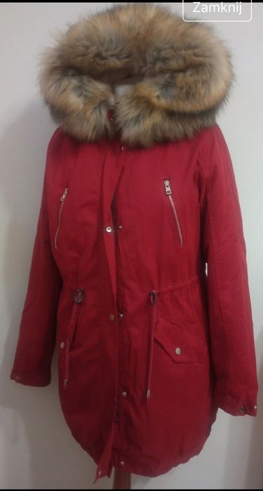 Nowa kurka  typu parka f. G- Stone 2 w1 plus size r44 odpinane futro