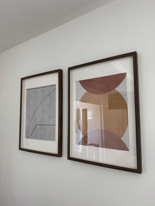 Conjunto de 2 Molduras RÖDALM IKEA com Telas (50x70 cm)