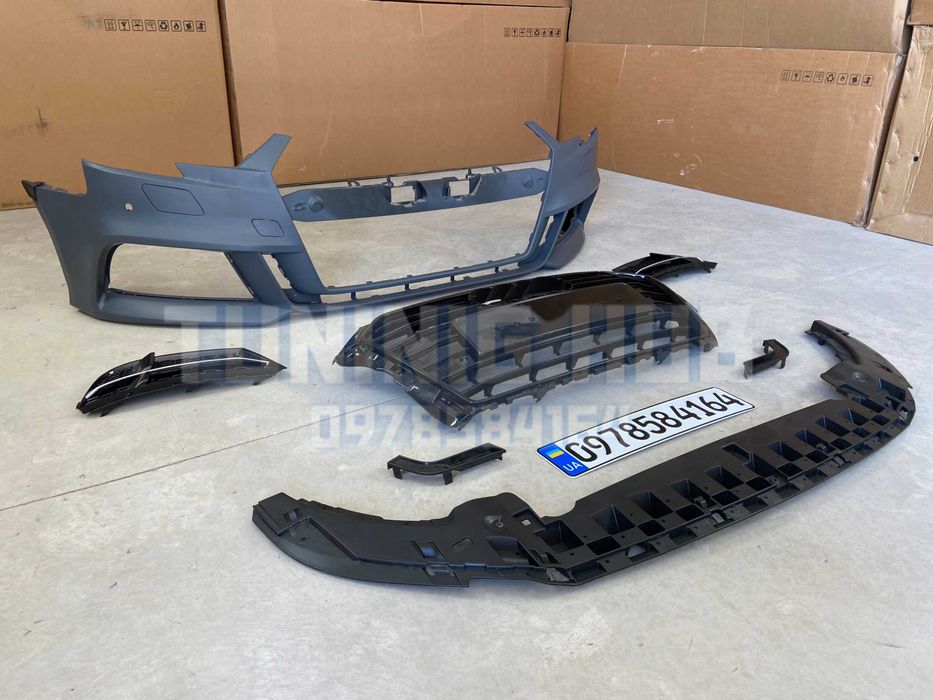 передний бампер Audi A3 8V S3 FB 2016-2020 ауди audi решетка радиатора