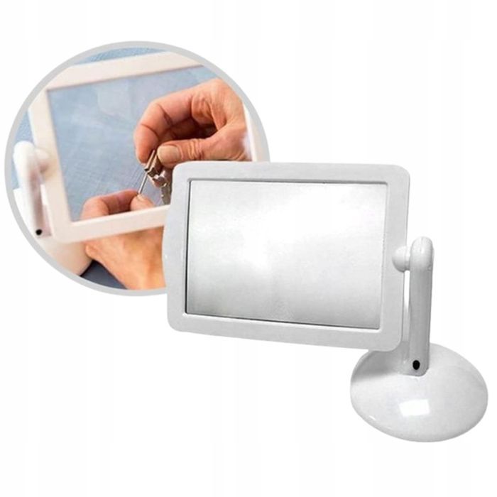 Stolikowa Lupa Powiększająca X3 Z Podstawką Do Precyzyjnych Prac