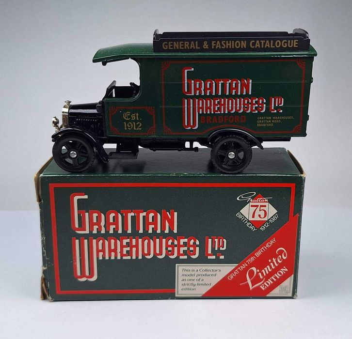 CORGI Classics C859/5 - THORNYCROFT BOX VAN "Grattan 75th", skala 1:43