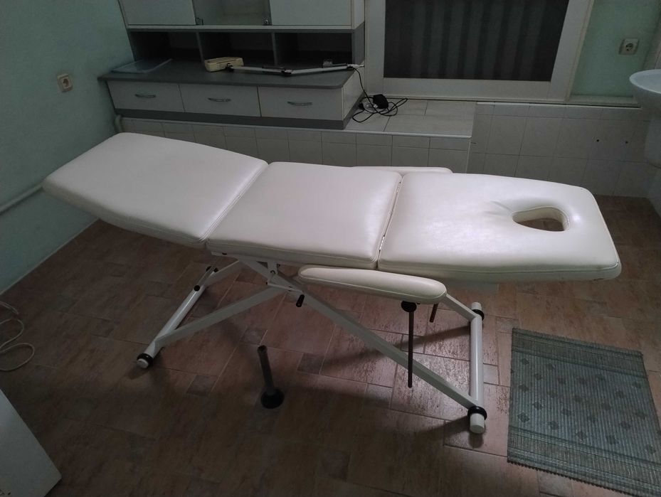 Массажный Косметологический Стол Кушетка Крепкий стальной каркас