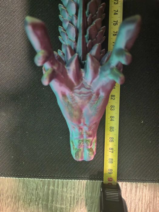 Рухливий дракон іграшка 88см надрукований на 3D-принтері