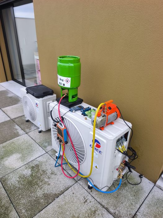 Reparação e instalação de ar condicionado