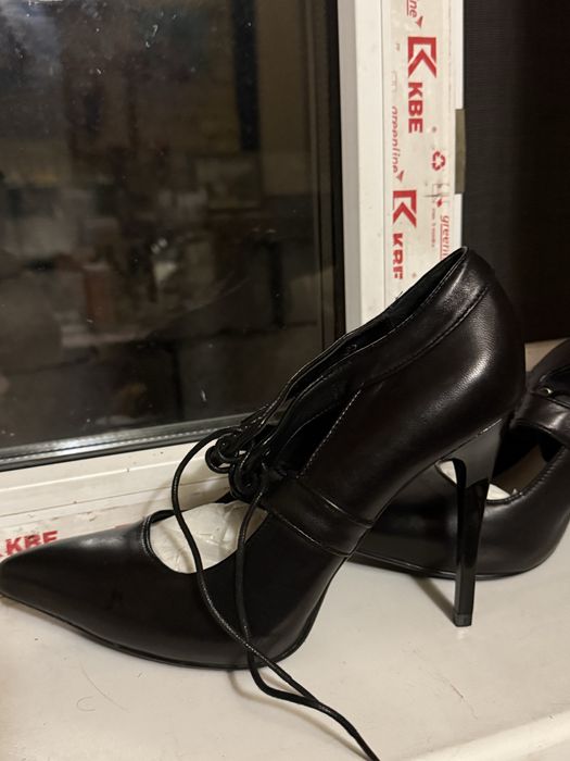 Туфли модельные 37р-р, натуральная кожа