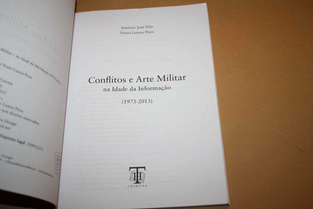 Conflitos e Arte Militar//António José Telo