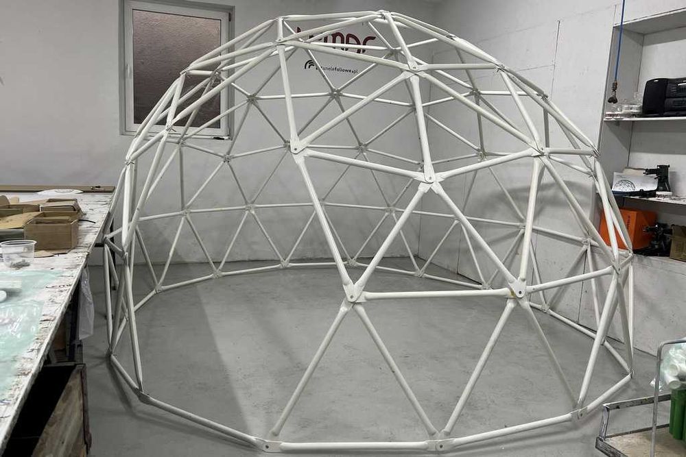 Kopuła Ogrodowa Geodezyjna z PCV 32 mm