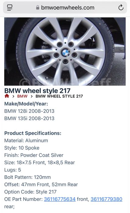 Jantes 18 Bmw originais