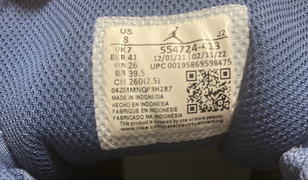 Nike Air Jordan Blue Mint