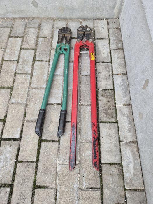 Nożyce zestaw do cięcia prętów drutów blachy duże