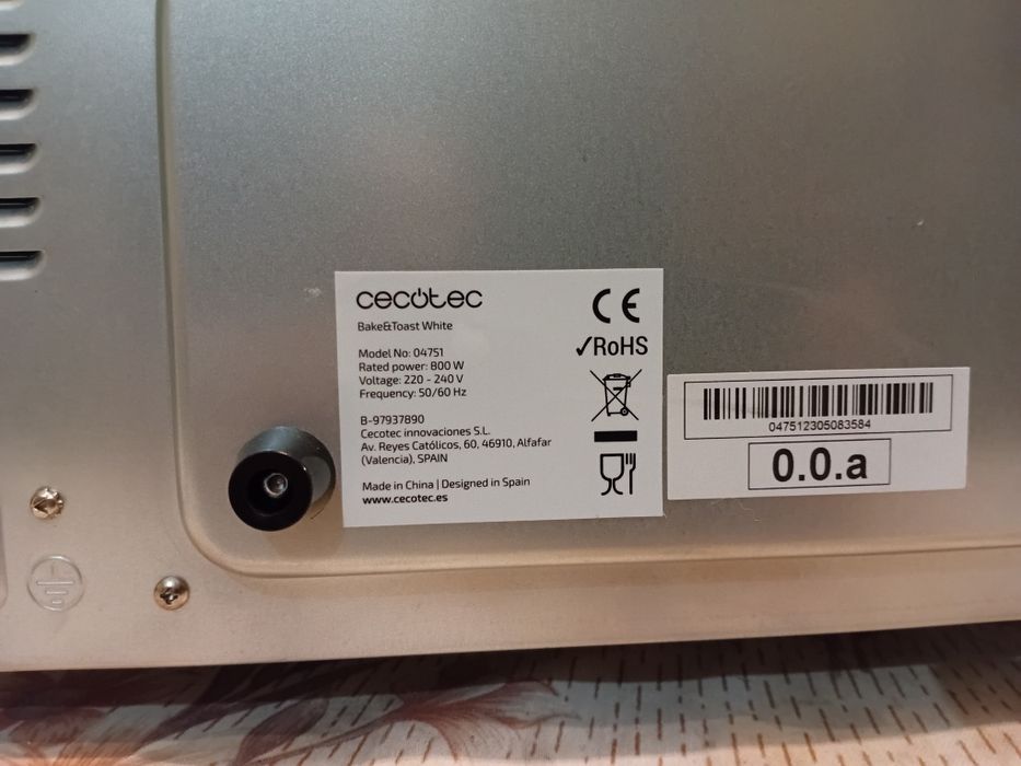 Електропіч cecotec 600грн