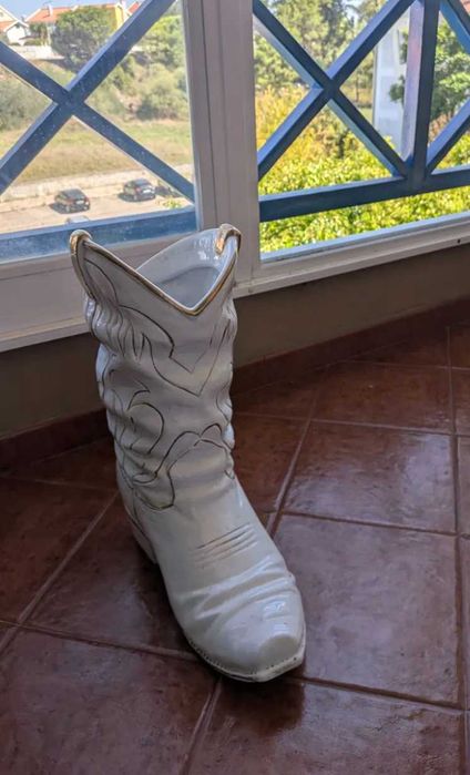 Bota Cerâmica Decorativa
