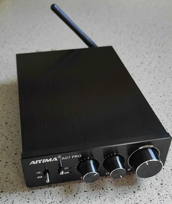 Підсилювач AIYIMA A07 PRO TPA3255 300 Вт x 2 Bluetooth 5.2. Блок живлення 48V 5A. Нове.