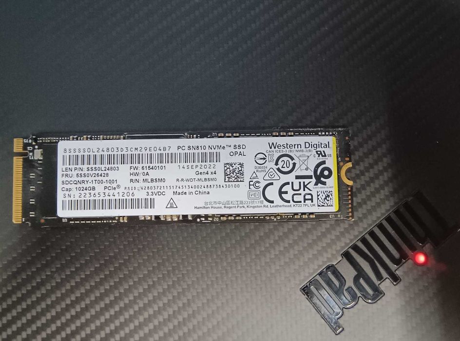 WD Black SN810 1TB PCI-E gen4 nvme