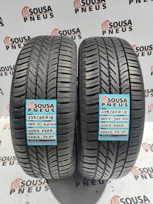 2 pneus semi novos 235-60R18 Good year - Oferta da Entrega
