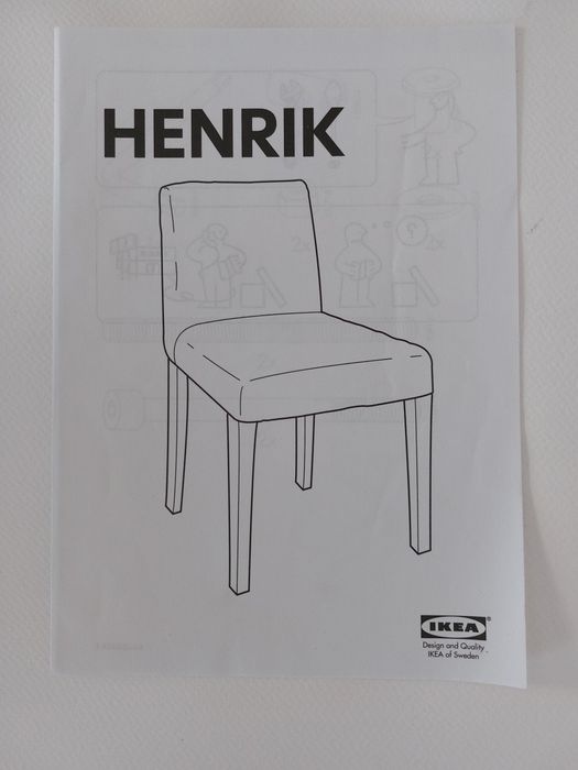 Cadeiras ikea sem capa