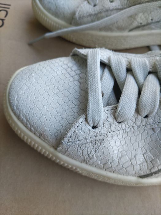 Кроссы Puma женские с крокодиловой кожи